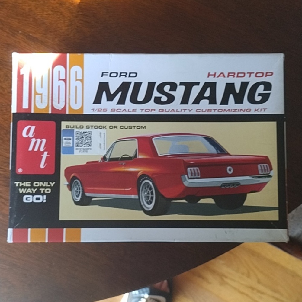 Model car kit. 1966 Ford mustang. Never opened.